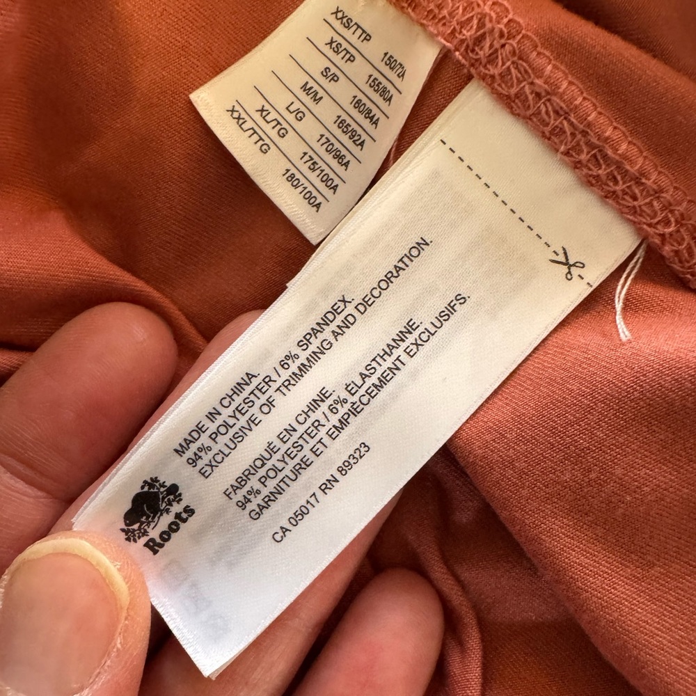 Roots EUC Women's Coral Racer Tank Top/ XS - Picture 8 of 9
